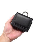 Multi-functional Faux Leather Waist-Hanging Bag For Foldable Phone , Size: 10 x 7.8 x 2.8cm
