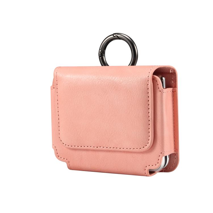 Multi-functional Faux Leather Waist-Hanging Bag For Foldable Phone , Size: 10 x 7.8 x 2.8cm