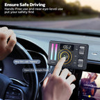 MT02 Car Bluetooth MP3 Player Bass AUX FM Transmitter Cigarette Lighter Charging