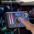 MT02 Car Bluetooth MP3 Player Bass AUX FM Transmitter Cigarette Lighter Charging