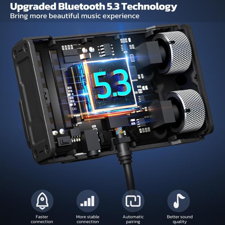 MT02 Car Bluetooth MP3 Player Bass AUX FM Transmitter Cigarette Lighter Charging