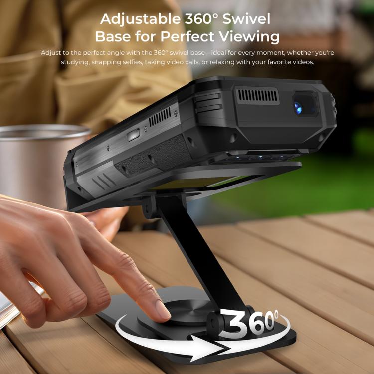 OUKITEL Portable Vertical Phone Waist Bag Desktop Metal Phone Holder Kit