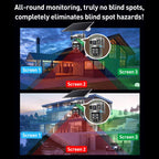 VTS02 4MP Multi-lens Panoramic Solar Surveillance PTZ Dome Camera