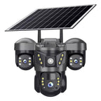 VTS29 6MP Multi-lens Panoramic Solar Surveillance PTZ Dome Camera