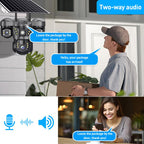 VTS29 6MP Multi-lens Panoramic Solar Surveillance PTZ Dome Camera