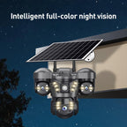 VTS29 6MP Multi-lens Panoramic Solar Surveillance PTZ Dome Camera