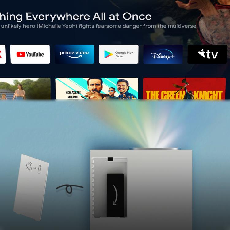 VIVIBRIGHT D7000 Lite 1920x1080P 550ANSI Screen Mirror Smart Projector