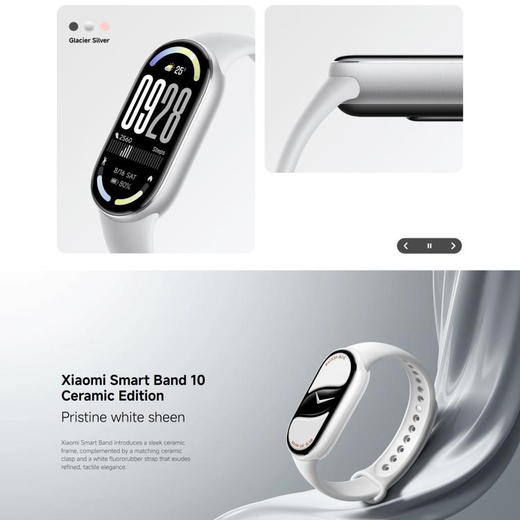 Original Xiaomi Smart Band 10, 1.72 inch AMOLED Screen 5ATM Waterproof Smart Watch, Support Blood Oxygen / Heart Rate Monitor