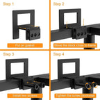 6pcs / Set Anti-slip Mattress Baffles For Metal Bed Frame Fasteners Slide Limiter