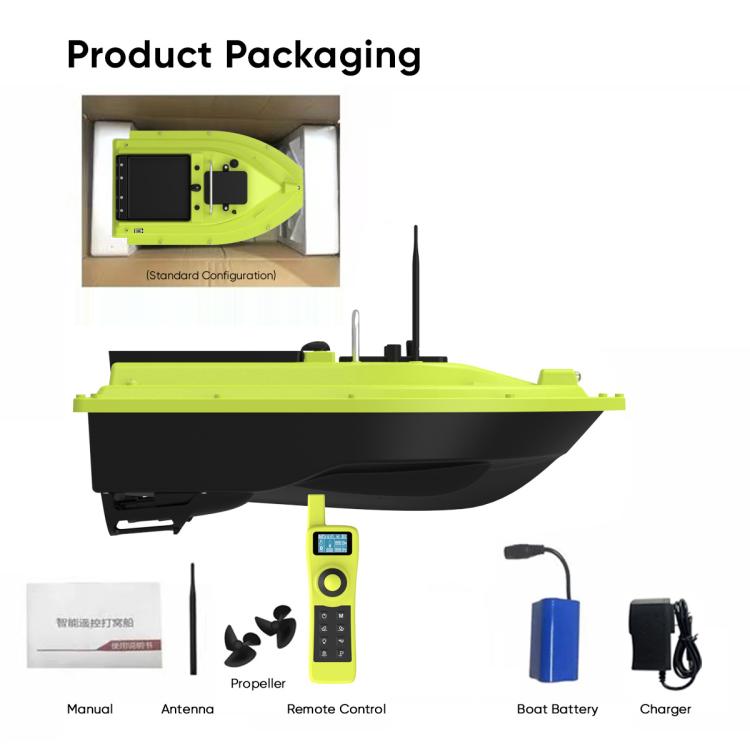 D36B Smart Remote Control Fishing Bait Boat Support Sonar Sensor & GPS