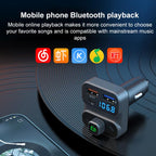 BC95 Car Bluetooth Hands-free Calling PD36W Fast Charging Car Voltage Monitoring
