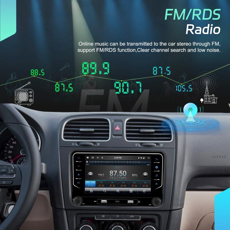 For Volkswagen Android 15 7 inch Wireless CarPlay Car Player Central Control Navigation Machine