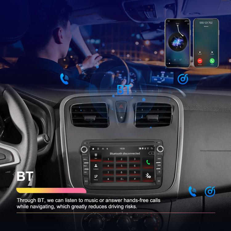 For Dacia Android 15 7 inch Wireless CarPlay Car Player Car Central Control Navigation Machine