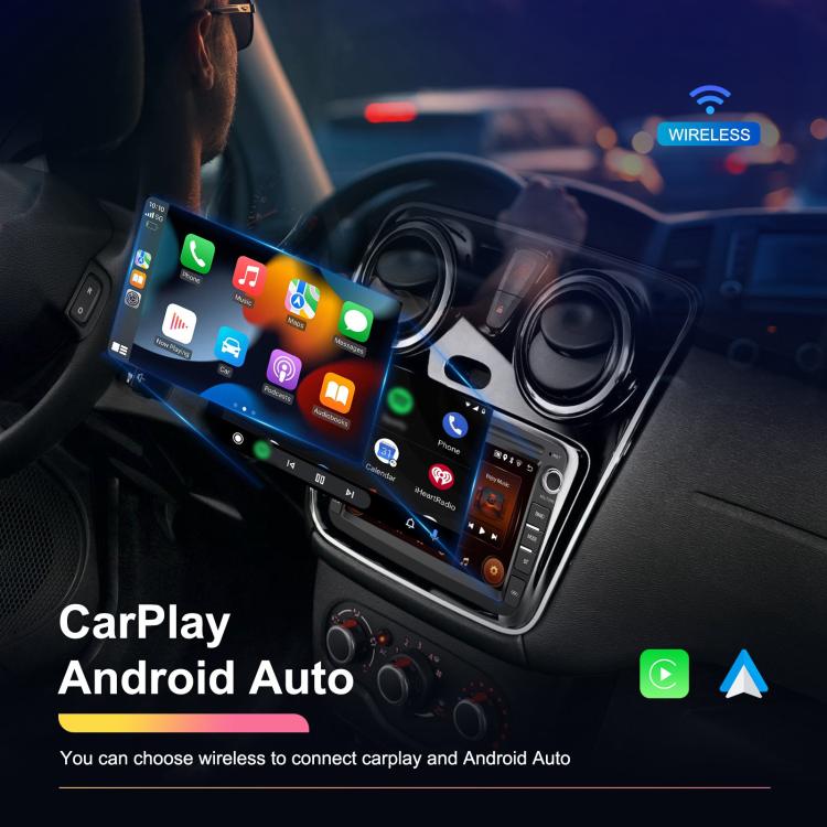 For Dacia Android 15 7 inch Wireless CarPlay Car Player Car Central Control Navigation Machine