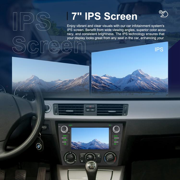 For BMW 3 Series E90 Android 15 7 inch Car CarPlay Car Navigation Reversing Image Integrated Machine