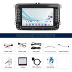 For Volkswagen Android 15 7 inch Horizontal Screen Car Player Car Central Control Navigation with Dual USB Ports