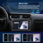 For Volkswagen Android 15 7 inch Horizontal Screen Car Player Car Central Control Navigation with Dual USB Ports