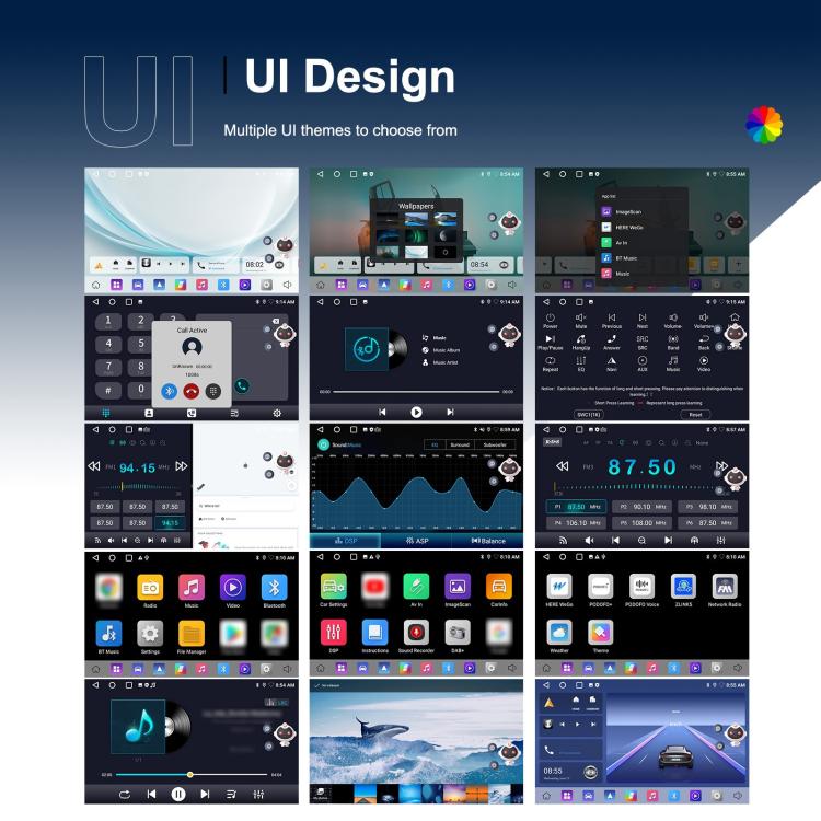 For Volkswagen Android 15 7 inch Horizontal Screen Car Player Car Central Control Navigation with Dual USB Ports