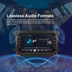 For Volkswagen Android 15 7 inch Horizontal Screen Car Player Car Central Control Navigation with Dual USB Ports