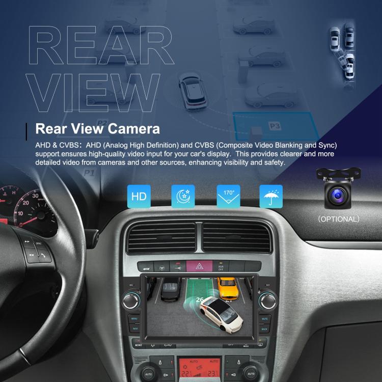 For Fiat Punto 2005-2009 Android 15 7 inch 2G+64G Car Central Control Audio Video Navigation