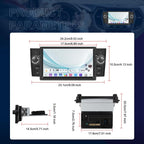 For Fiat Punto 2005-2009 Android 15 7 inch 2G+64G Car Central Control Audio Video Navigation