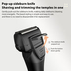 Full Body Washable LED Digital Display Reciprocating Electric Shaver