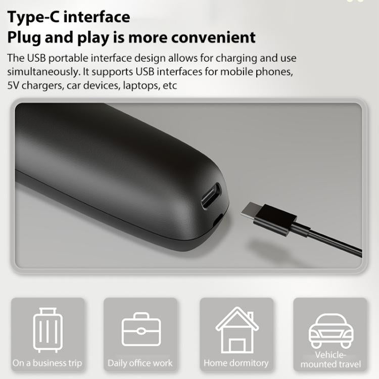 Full Body Washable LED Digital Display Reciprocating Electric Shaver