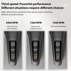 Full Body Washable LED Digital Display Reciprocating Electric Shaver