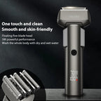 Five-blade Full Body Washable LED Digital Display Reciprocating Electric Shaver