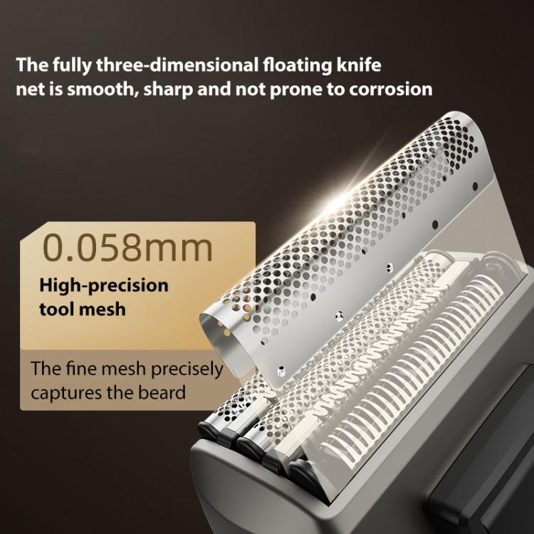 Five-blade Full Body Washable LED Digital Display Reciprocating Electric Shaver