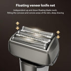 Five-blade Full Body Washable LED Digital Display Reciprocating Electric Shaver