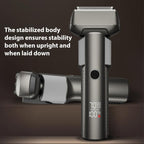 Five-blade Full Body Washable LED Digital Display Reciprocating Electric Shaver