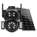 X7 2MP Multi-lens Panoramic Solar Surveillance PTZ Dome Camera