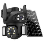 X7 2MP Multi-lens Panoramic Solar Surveillance PTZ Dome Camera