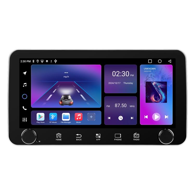 10.36 inch Screen Android 15 Car CarPlay Navigation Integrated Machine with Dual Knob