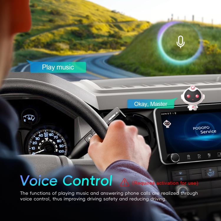 10.36 inch Screen Android 15 Car CarPlay Navigation Integrated Machine with Dual Knob