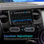 10.36 inch Screen Android 15 Car CarPlay Navigation Integrated Machine with Dual Knob