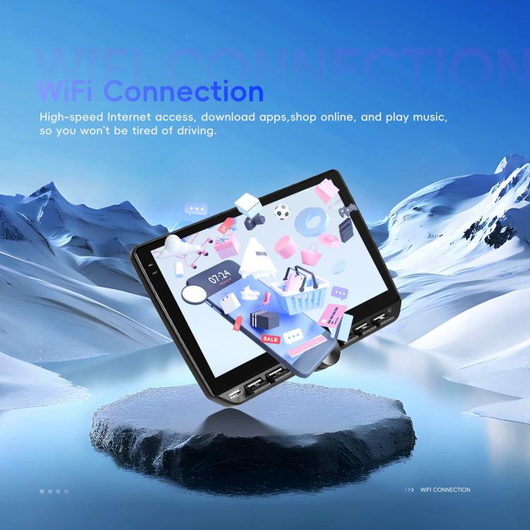 10 inch Screen Android 15 Car Navigation Audio Video Integrated Machine