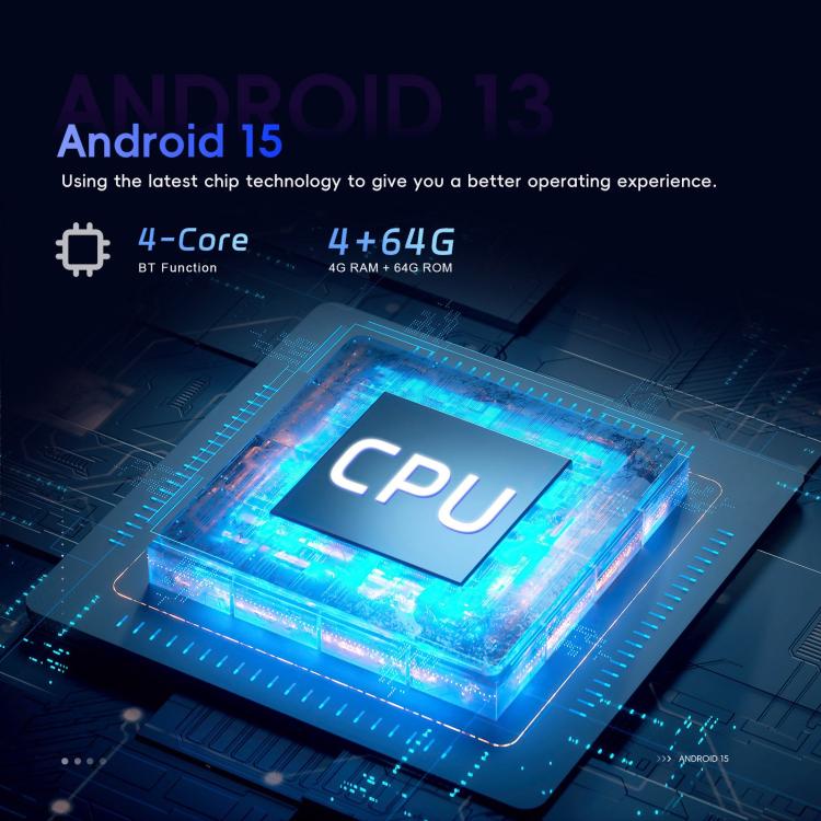 10 inch Screen Android 15 Car Navigation Audio Video Integrated Machine