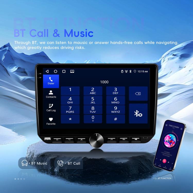 10 inch Screen Android 15 Car Navigation Audio Video Integrated Machine