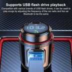 T23 Car FM Transmitter Bluetooth Player Fast Charging