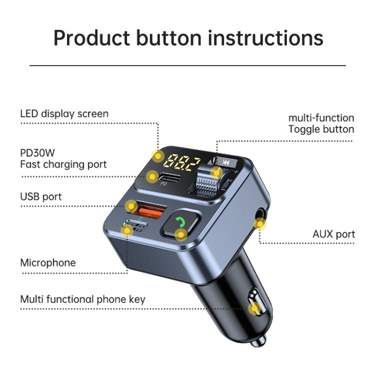 S2 Car Wireless MP3 Player Car Charger