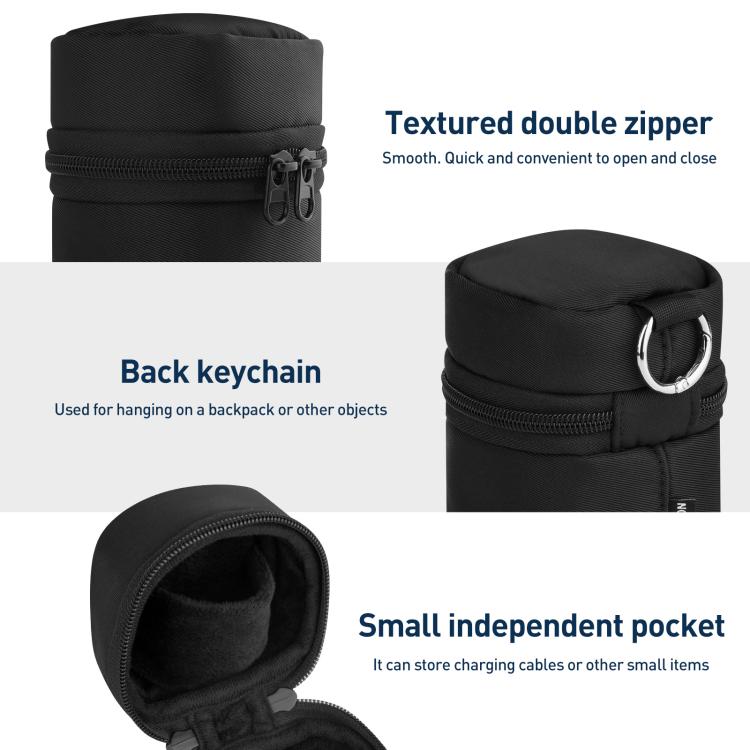 For Anker Cube 3 in 1 Wireless Charging Portable Buckle Storage Bag