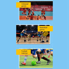 KYX--0014 LED Portable Electronic Scoreboard Remote Control Sports Game Score Record