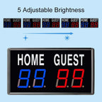 KYX--0014 LED Portable Electronic Scoreboard Remote Control Sports Game Score Record