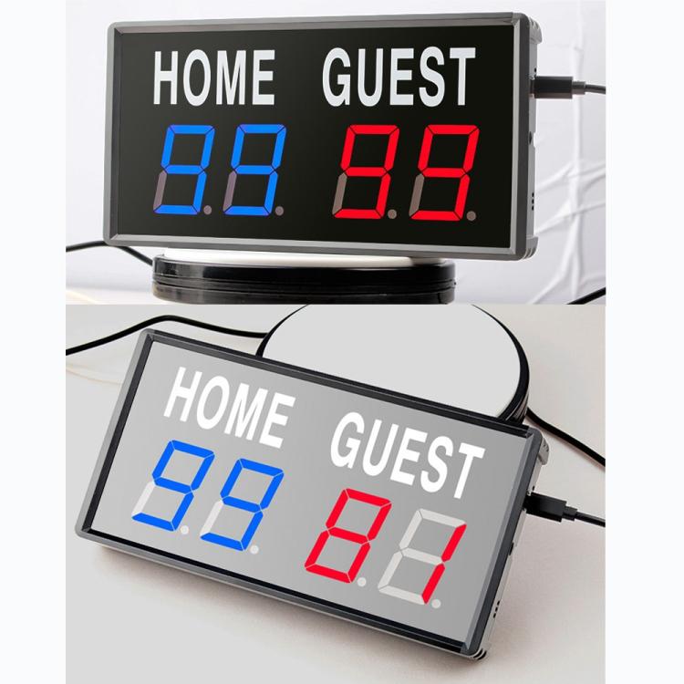 KYX--0014 LED Portable Electronic Scoreboard Remote Control Sports Game Score Record