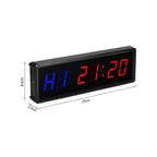 KYX--0015 1.5 inch 6-digit Cycle Interval Fitness Exercise Multi-function Timer