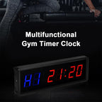 KYX--0015 1.5 inch 6-digit Cycle Interval Fitness Exercise Multi-function Timer