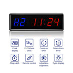 KYX--0015 1.5 inch 6-digit Cycle Interval Fitness Exercise Multi-function Timer