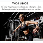 KYX--0015 1.5 inch 6-digit Cycle Interval Fitness Exercise Multi-function Timer